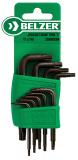 Jogo de Chaves TORX® L T7 a T40 - 9 pçs - Belzer