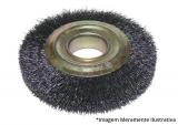 Escova Circular Ondulada em Aço Carbono 6x3/4x5/8