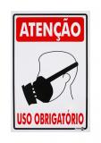Placa Sinalizadora Uso Obrigatório de Máscara