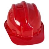 Capacete com Aba Frontal Vermelho com Suspenso